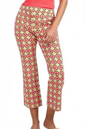 Trina Turk Lulu Pant In Multi Geo Print