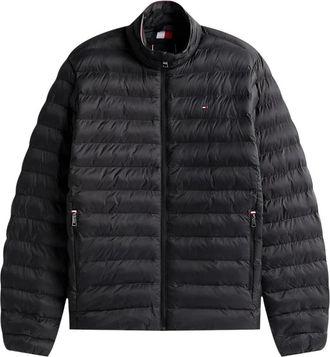 Tommy Jeans TJM LT Down Jacket E - Heren - Gewatteerde jassen - Zwart - M - Leer - Jassen