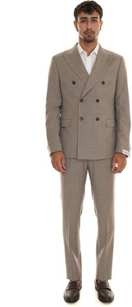Paoloni Abito doppio petto Taupe Paoloni Uomo