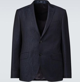 Etro Wool jacquard blazer