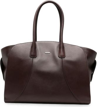 Emporio Armani Handbag Leather Chocolate Brown