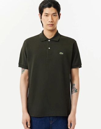 Lacoste Mens Lacoste Classic Fit L.12.12 Original Polo Shirt - Black - Size: 4 medium