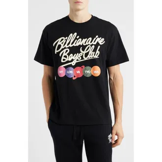 Billionaire Boys Club BB Align Cotton Graphic T-Shirt in Black at Nordstrom Rack, Size Xx-Large R