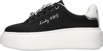 Cesare Paciotti Aflame 100-03 - Dames - Sneakers - Zwart - 39 EU - Leer - Schoenen