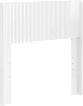 vidaXL Cabecero Blanco Brillante Pb Vidaxl