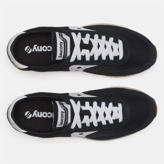 Saucony Unisex-sportschoenen van su&egrave;de, maat 80 voor volwassenen (Zwart, Wit)
