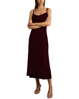 Reiss Margot Velvet Slip Dress