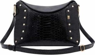 CLARIS VIROT Gaia Bag - Dames - Schoudertassen - Zwart - ONE Size - Leer - Tassen