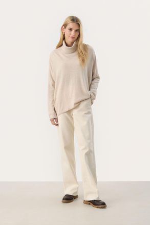 Part Two Pullover Loose fit beige