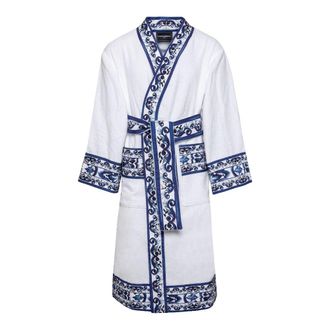 Dolce & Gabbana Printed edges bathrobe Woman S