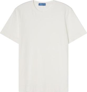 Robert Talbott Stretch Jersey Dean Tee in Classic White at Nordstrom, Size Xx-Large