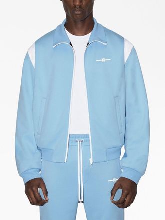 Amiri Giacca sportiva con design a inserti - Blu