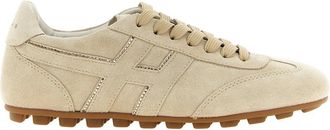 Hogan H693 Sneaker - Dames - Sneakers - Beige - 40 EU - Su&egrave;de - Schoenen