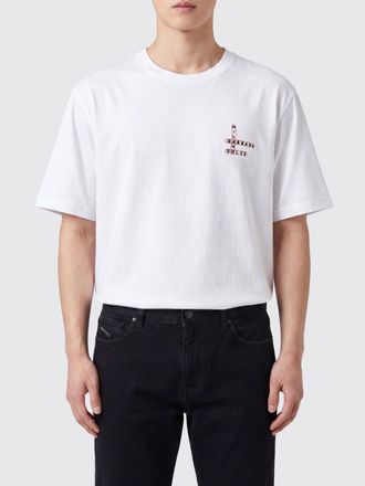 Dolce & Gabbana T-shirt girocollo in cotone con stampa grafica a contrasto