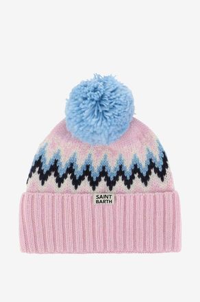 MC2 Saint Barth Strickm&uuml;tze aus Wolle und Kaschmir Wengen Nordic