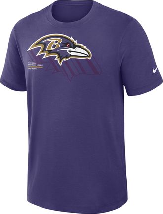 Nike Baltimore Ravens Slub Nike Mens Dri-FIT NFL T-Shirt in Purple | 034952M8G-3TJ