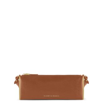 Elisabetta Franchi Dames, Tassen, Bruin, Maat: ONE Size Leer
