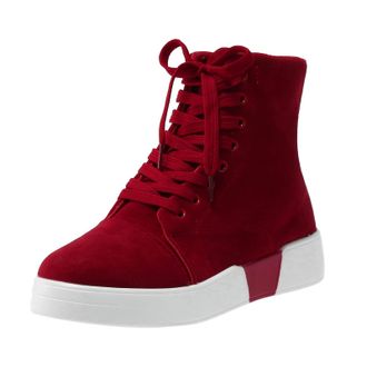 Generic Arch Support Walking Trainers for Women Womens Wide Fit Lightweight Sneakers Womens High Top Fashion Ankle Booties Casual Shoes Skate Shoes Womens Bla