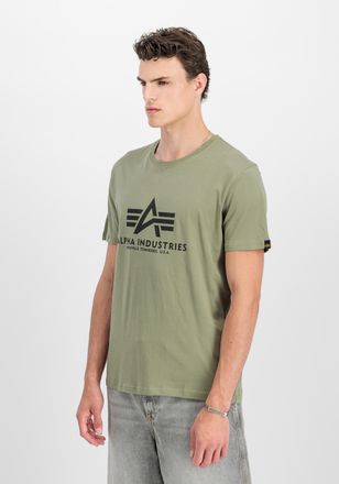 Alpha Industries T-Shirt ALPHA INDUSTRIES Basic T-Shirt BL, Herren, Gr. XXL, gr&uuml;n (olive), Obermaterial: 100% Baumwolle, Shirts T-Shirt