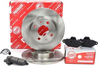 OEM Juego De Discos Y Pastillas De Freno Delantero Fiat, Ford, Lancia