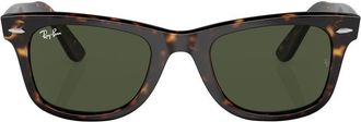 Ray-Ban Original Wayfarer square-frame sunglasses - unisex - Acetate - 50 - Green