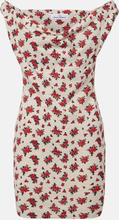 Vivienne Westwood Anna floral cotton jersey minidress