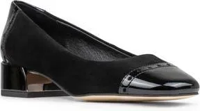 Donald J Pliner Cap Toe Pump in Black at Nordstrom Rack, Size 7.5