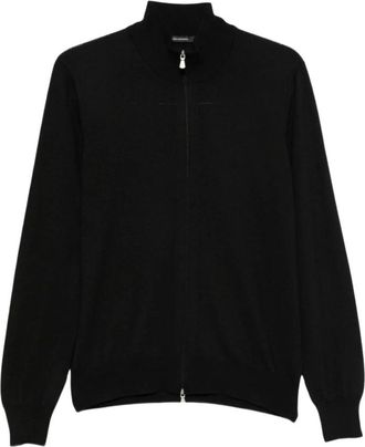 Tagliatore Maglia Miles - Heren - Vesten - Zwart - L - Wol - Truien & Vesten