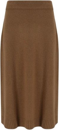 Max Mara Dames, Rokken, Bruin, Maat: M