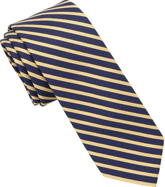 Ben Sherman Diagonal Stripe Tie in Navy Gold at Nordstrom Rack