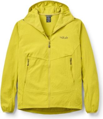 RAB Quantra Pro Hoody Fleecejacke f&uuml;r Herren | gelb