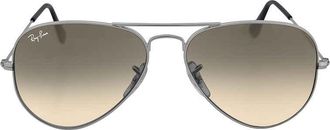 Ray-Ban Aviator Grey Gradient Aviator Unisex Sunglasses RB3025 003/32 55