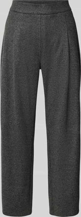 Cambio Cambio Stoffhose mit Gesäßtaschen Modell OLIVE in Dunkelgrau Melange, Größe 34