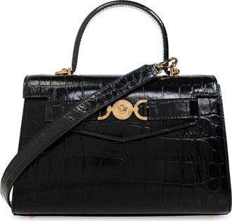 Versace Handtas Medusa 95 - Dames - Handtassen - Zwart - ONE Size - Leer - Tassen
