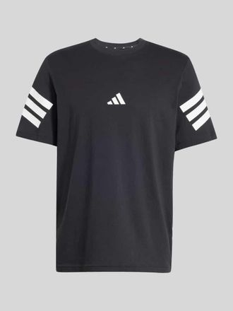 adidas Regular Fit T-Shirt aus reiner Baumwolle in Black, Gr&ouml;&szlig;e XXL
