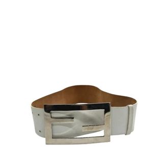 Fendi Pre-owned FF Belt - female - Fendi Vintage - Vintage Belts - Gray - ONE SIZE - Pre-owned