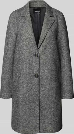 Only Comfort Fit Mantel mit Baumwollanteil Modell SEDONA in Anthrazit Melange, Größe XS