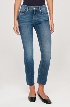 DL1961 Mara Straight Instasculpt Mid Rise Jeans in Chancery - Performance at Nordstrom Rack, Size 23
