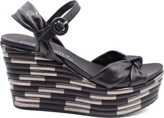 Pedro Garcia Wig Sandalen voor Moderne Vrouwen - Dames - Sleehakken - Zwart - 36 1/2 EU - Schoenen