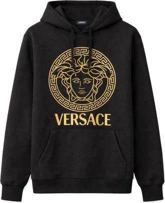 Versace Hombre, Sudaderas, Negro, Talla: M