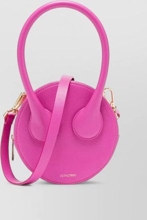 AZ FACTORY leather grained mini clutch bag