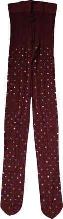 Dolce & Gabbana Prachtige Panty - Dames - Pantys - Rood - S - Nylon - Ondergoed