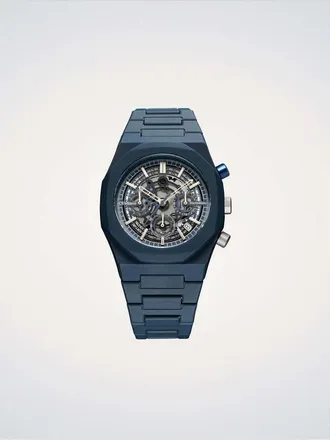 D1 Milano Core Chronograph Quartz Grey Dial Mens Watch D1-PHBJ12