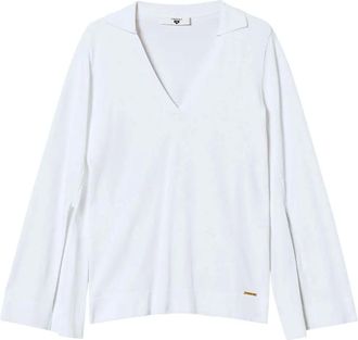 Twin-Set Maglione con collo a lupetto - Bianco