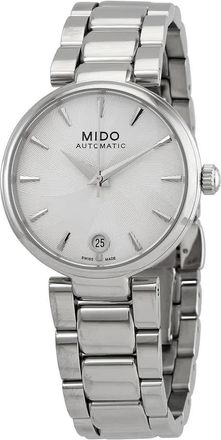 Mido Baroncelli Automatic Silver Dial Ladies Watch M0222071103110