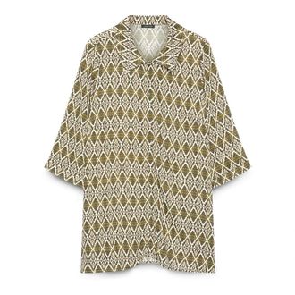 Fiorella Rubino Camisa de viscosa con estampado - Blouses & Shirts - Mujer - Verde - 2XL