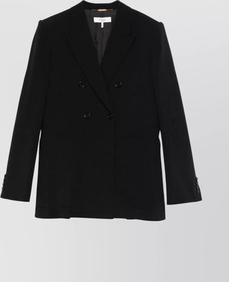 Chloé structured double-breasted jacket with padded shoulders
