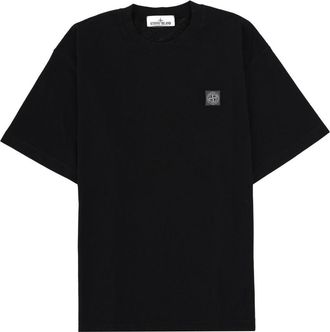 Stone Island T Shirt With Logo Patch