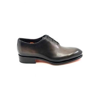 Santoni Richelieu - Heren - Nette schoenen - Bruin - 40 EU - Leer - Schoenen