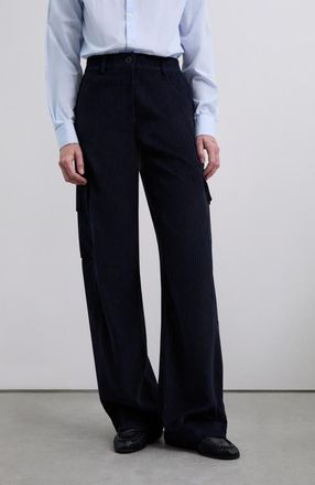 Scalpers Corduroy Cargo Pant in Navy at Nordstrom, Size X-Small Eu